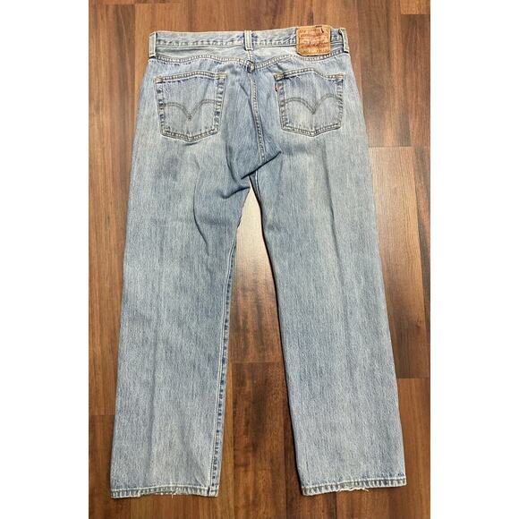 Vintage‎ Levi's 501xx Jeans Mens' Size 36x30 Button Fly Blue Denim L5155 537303 - Picture 2 of 6